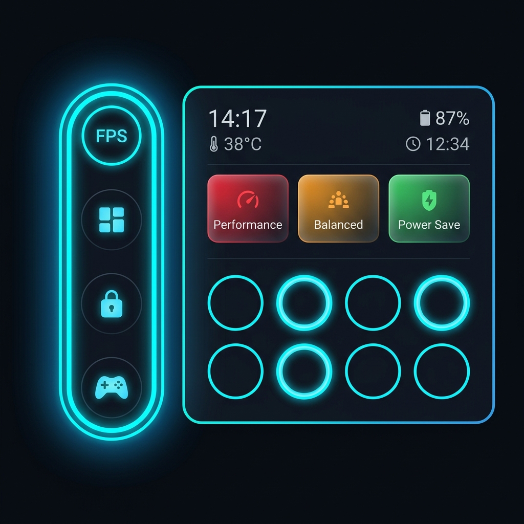 GameSpace Floating Control Panel