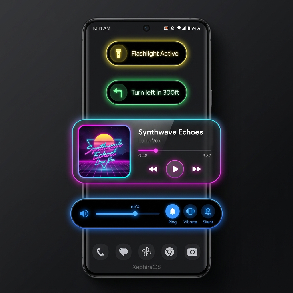 Xephira Island UI Showcase